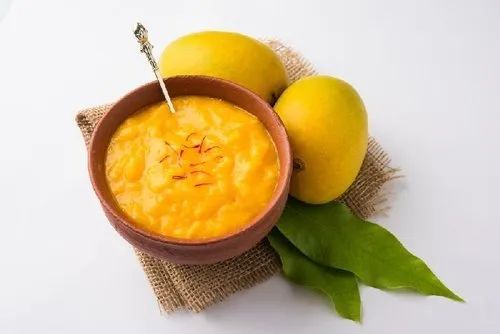Fresh Mango Pulp, Color : Yellow, Packaging Type : Sealed Container