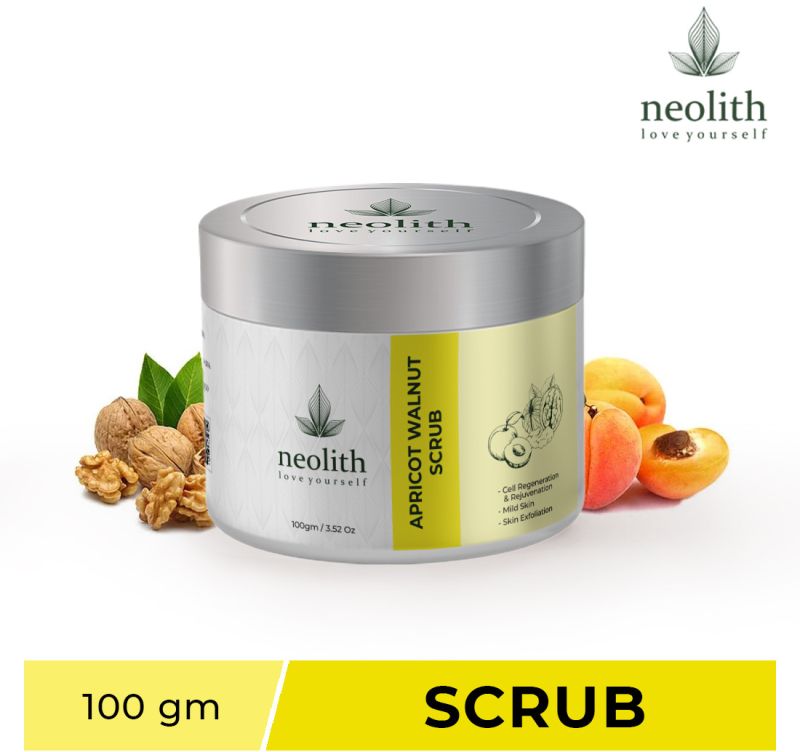 Apricot Walnut D Tan Scrub for Face & Body 100Gm