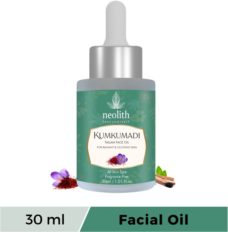 Kumkumadi Facial Oil 100% Organic 30Ml