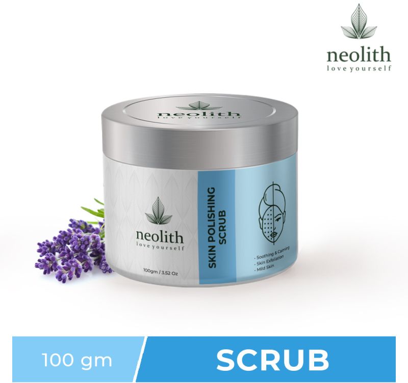 Skin Polishing Face Scrub with Vitamin E and Almond Oil 100Gm