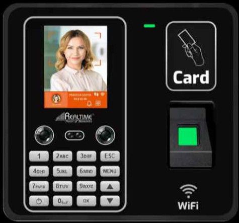 Realtime T304 Plus Face Recognition System, Color : Black