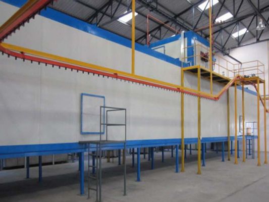 Overhead Conveyorised Powder Coating Plant