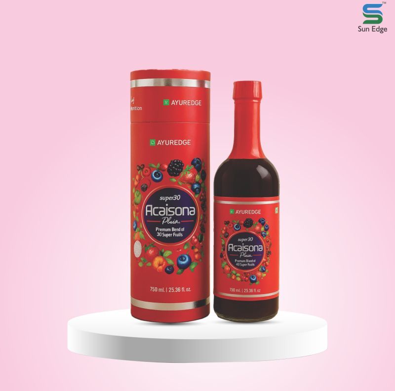 acaisona plus by sunedge fruit juice