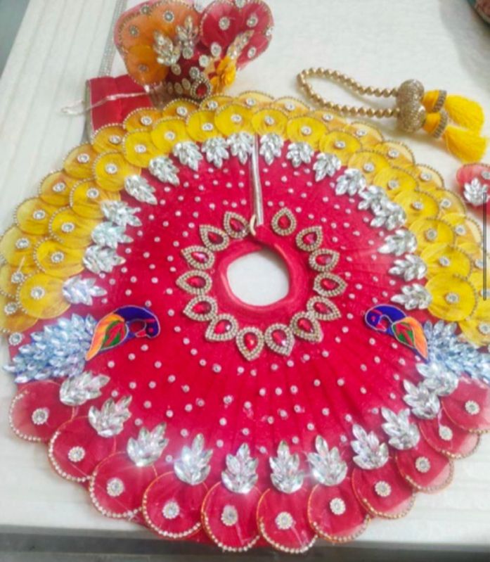 Cotton Laddu Gopal Fancy Dress With Pagdi