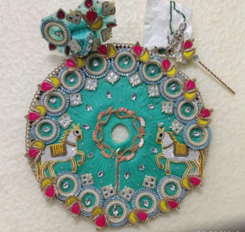 Traditional Design Laddu Gopal Dress With Pagdi