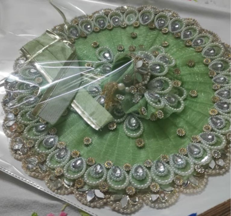 Velvet Laddu Gopal Dress With Pagdi