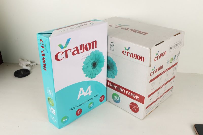 80 GSM Crayon A4 Size Multipurpose Printing Paper