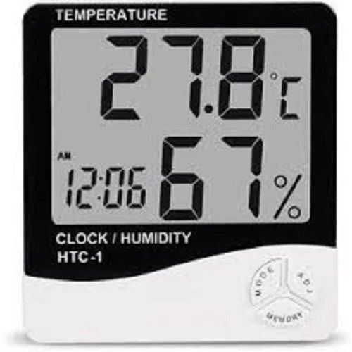 Plastic Digital Thermo Hygrometer,, Packaging Type : White for Indoor