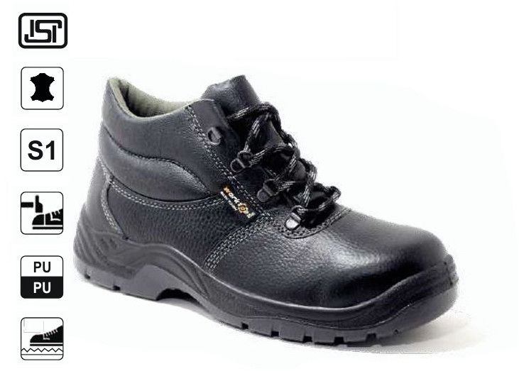 Worktoes Phylix High Ankle Double Density PU Sole Safety Shoe