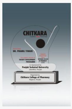 Acrylic Round Glass Premium Trophy