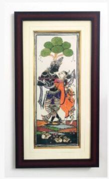 Handcrafted Radhakrishna Pattachitra Frame