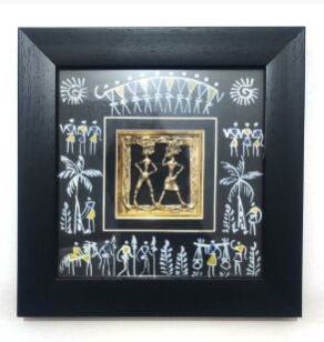 Handcrafted Tribal Lifestyle Pattachitra Frame