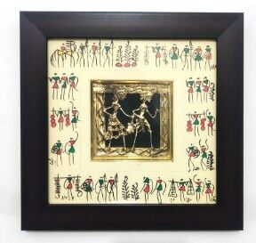 Tribal Lifestyle Pattachitra Frame