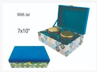 Wooden Premium 2 Jar Dry Fruit Box