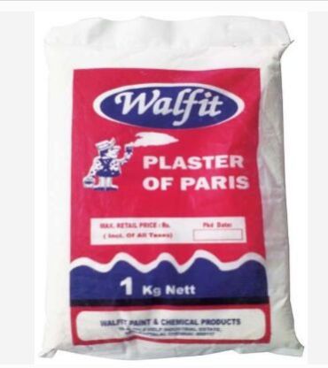 Commercial Grade Plaster OF Paris, Color : White