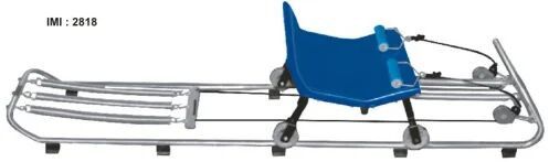 Stainless Steel Physiotherapy Rowing Machine, Color : Silver