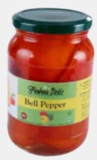 Pickled Red Bell Peppers for Global Cuisines