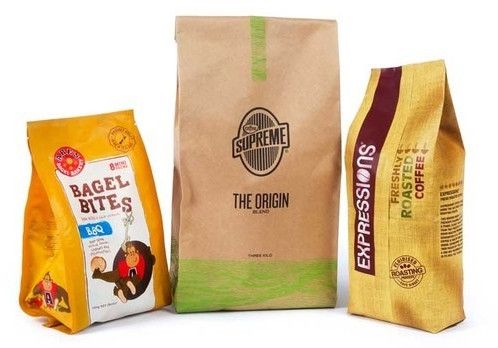 Flexible Plastic Gusseted Pouches for Food Non-food Items Packaging