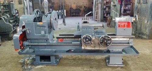 7 Feet Belt Driven Cone Pulley Heavy Duty Lathe Machine, 54 Mm