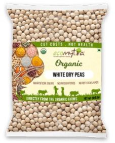 Organic White Dry Peas 500 Gm