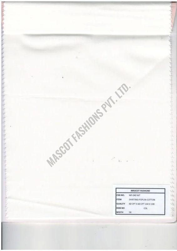 White Shirting Fabric