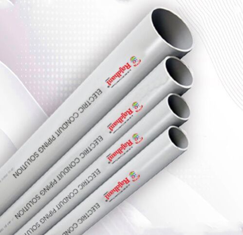 PVC Casing Patti Conduit Pipe, Color : White
