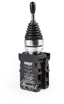 Cm Series Metal 2NO Joystick Spring Return 4 Positions 22 Mm Control Unit