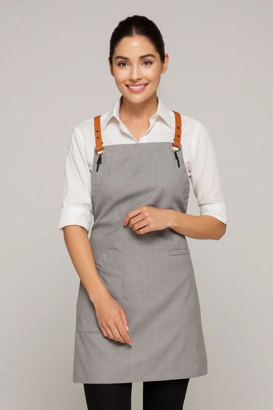 Tan PU Apron