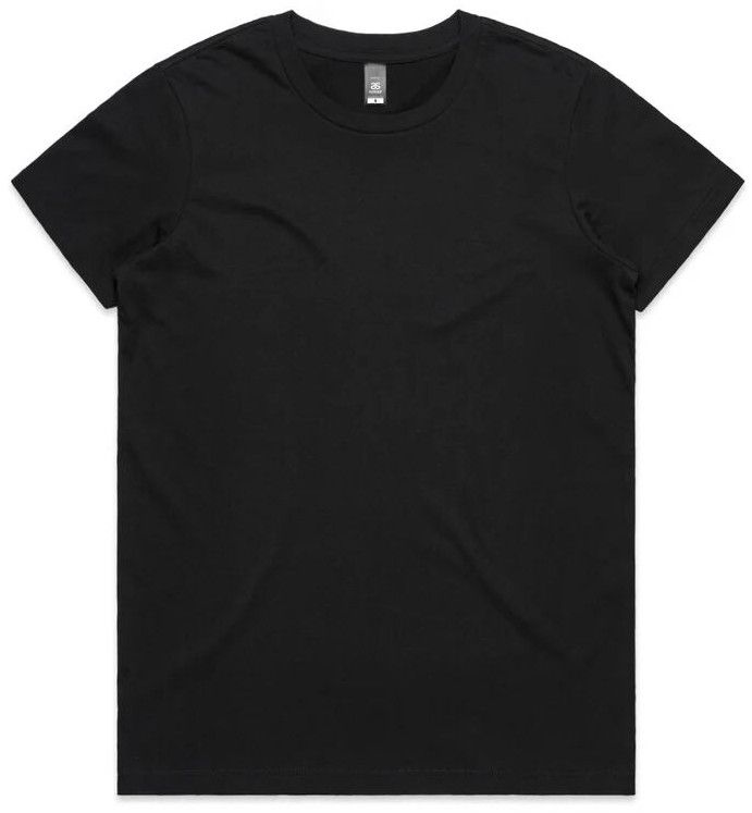 Womens Maple Black Tee Shirt
