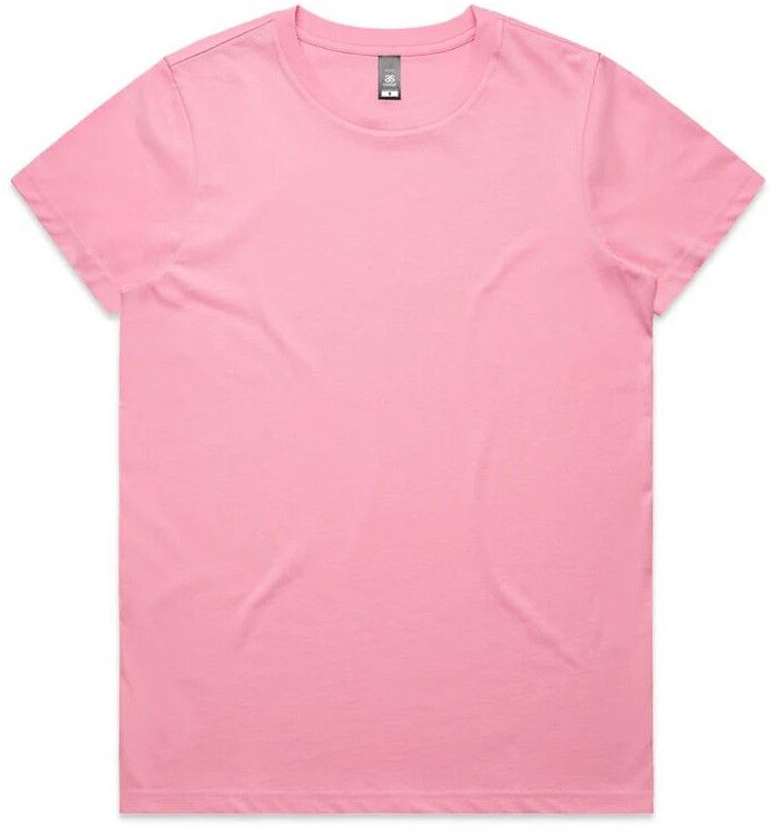Women's Maple tee- Bubblegum