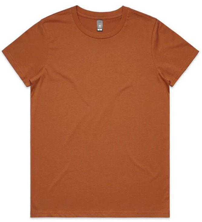 Women's Maple tee- Shirt Copper