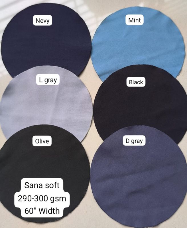 Sana Soft Polyester Lycra Fabric