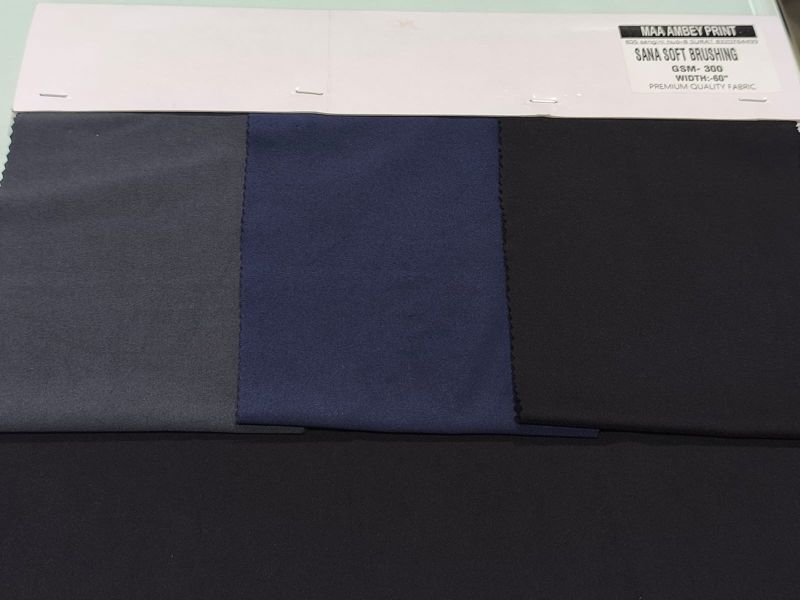 Sana Soft Brushing Polyester Lycra Fabric