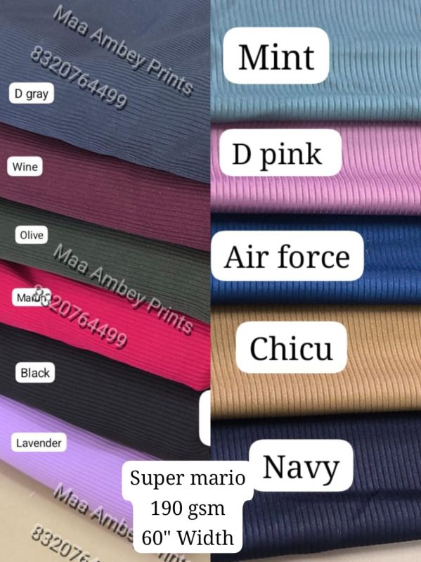 Super Mario - Polyester Lycra Fabric