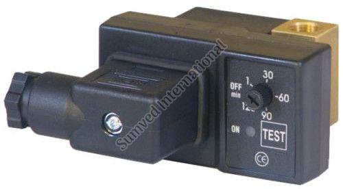 Plastic Tec-11 Timer Controlled Condensate Drain, Color : Black