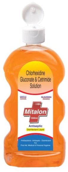 1 Litre Mitalon Cetrimide and Chlorhexidine Gluconate Solution
