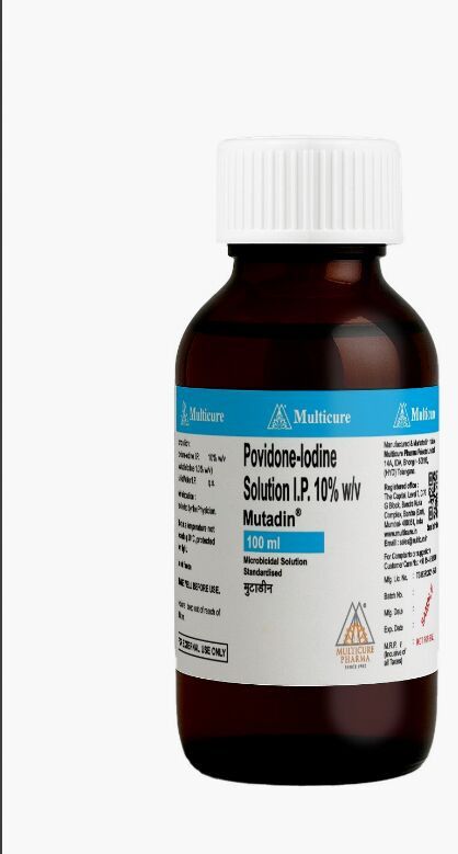 100ml Mutadine 10% Solution IP