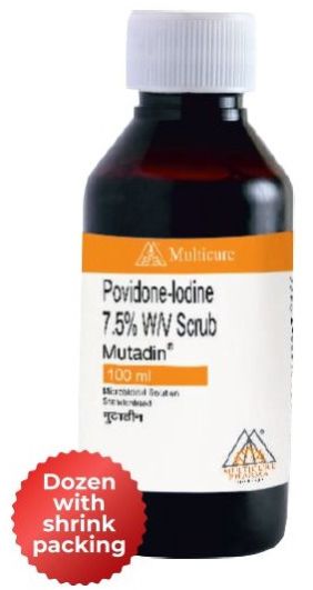 100ml Mutadine 7.5% Solution IP