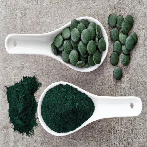 Organic Spirulina Powder, Color : Dark Green