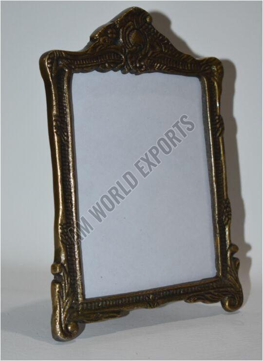 Antique Bronze Ornate Rectangular Photo Frame