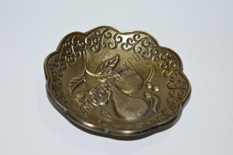 Antique Style Metal Decorative Platter