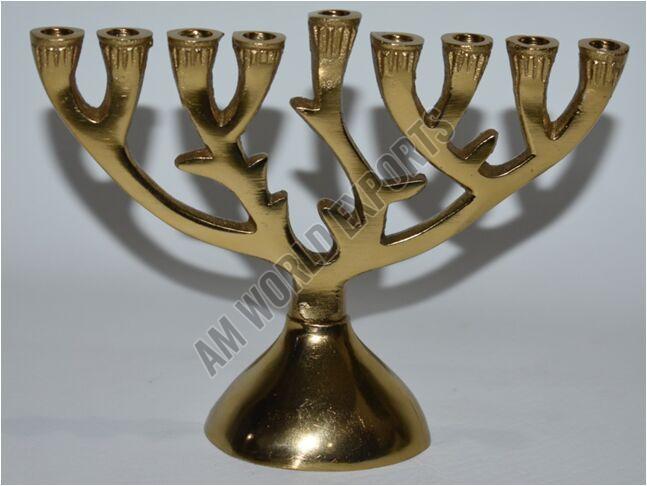 Classic Golden Menorah