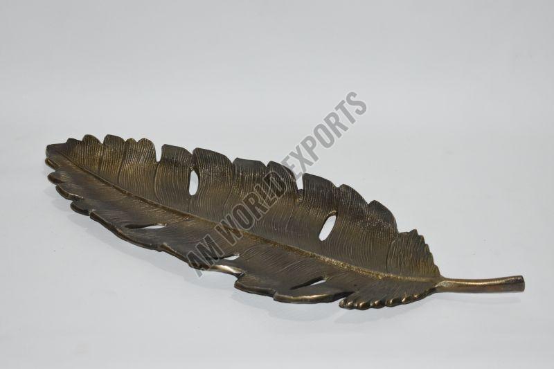 Feather Shaped Decorative Platter