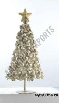 Iron Golden Petal Christmas Tree, Color : Champagne for Decorative
