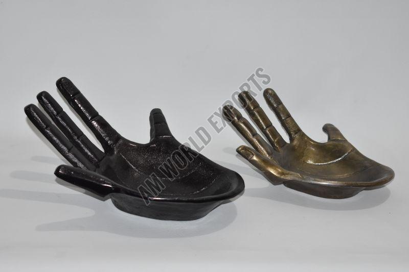 Hand Shaped Trinket Trays Set OF 2 Pcs