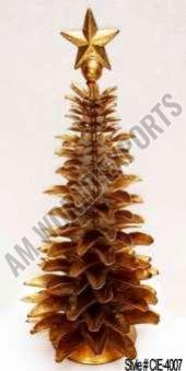 Iron Tiered Gold Metal Christmas Tree, Color : Bronze