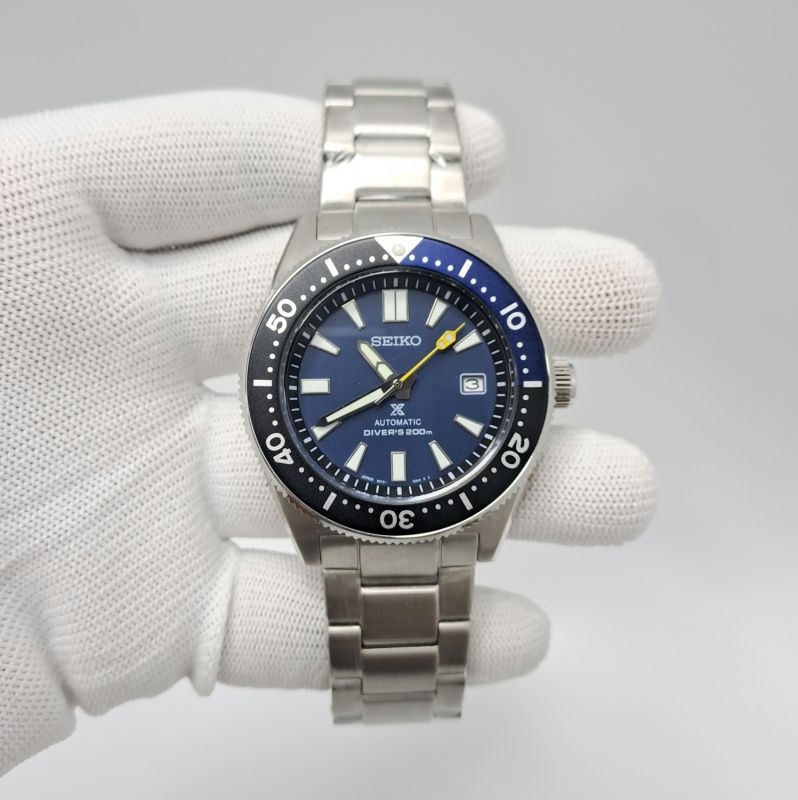 Seiko Prospex Diver’S Blue Dial Stainless Steel Swiss Watch