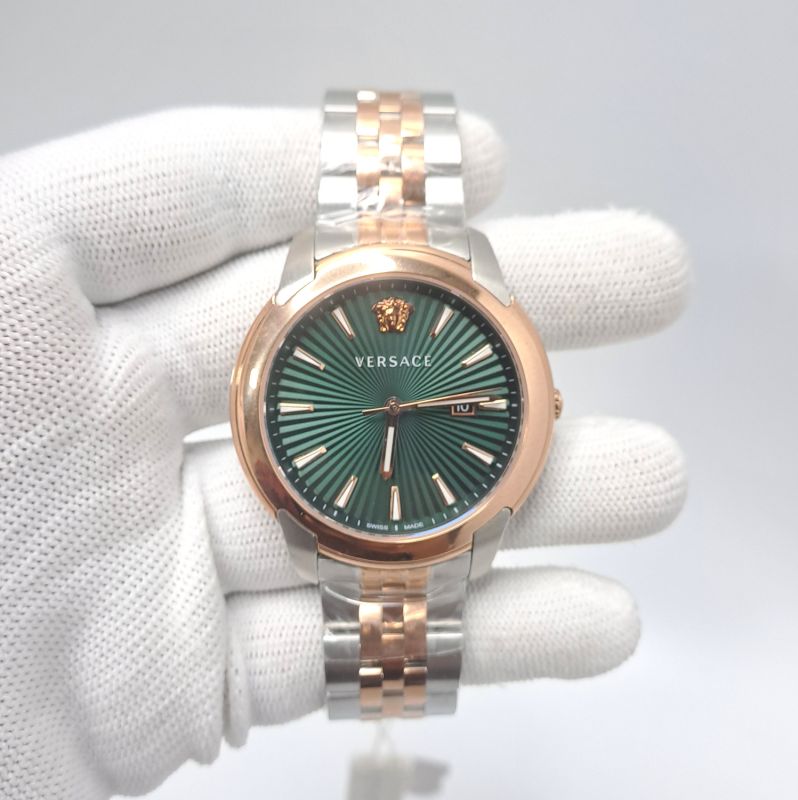 Versace V Urban Dual Tone Green Dial Store Quality Swiss Watch