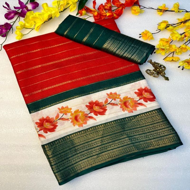Elegant Heavy Mysore Silk Saree