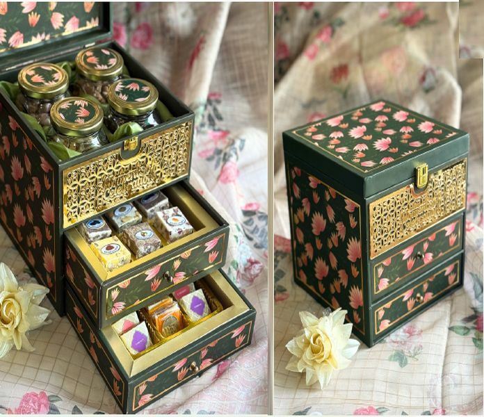 Square Diwali Gift Box